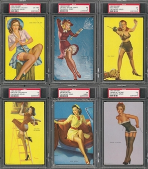 1950 Exhibit "Calendar Girls I" PSA-Graded Near Set (30/32)